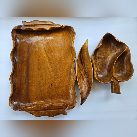 Keoho's Woodcrafts Other - Monkeypod 3 Piece Wood Set